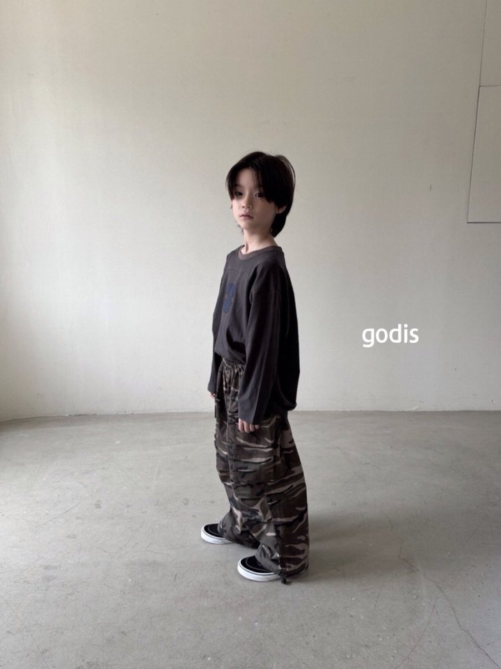 Godis - Korean Children Fashion - #stylishchildhood - Camo Cargo Pants - 4