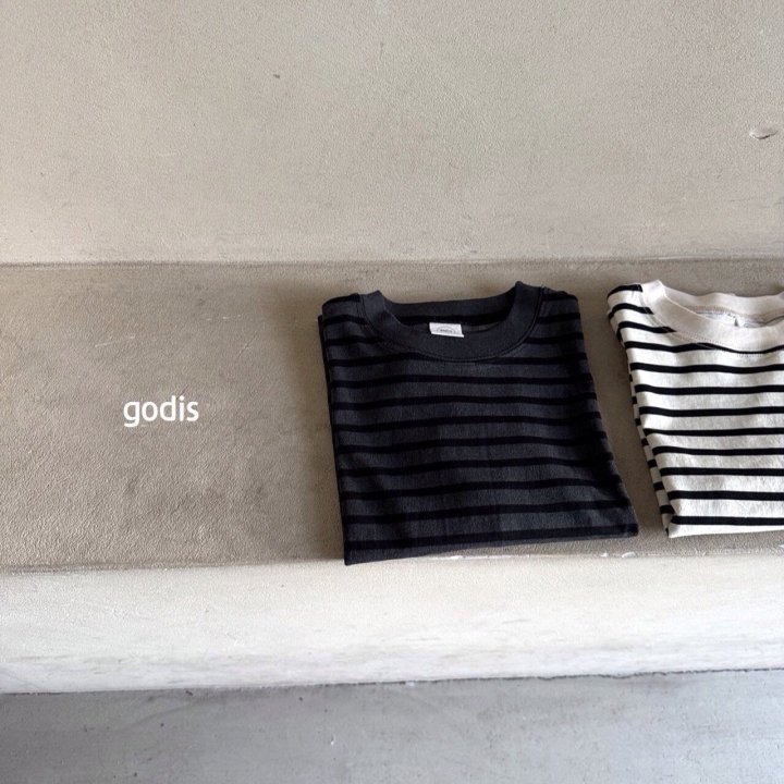 Godis - Korean Children Fashion - #childofig - Pig Stripe Tee - 7