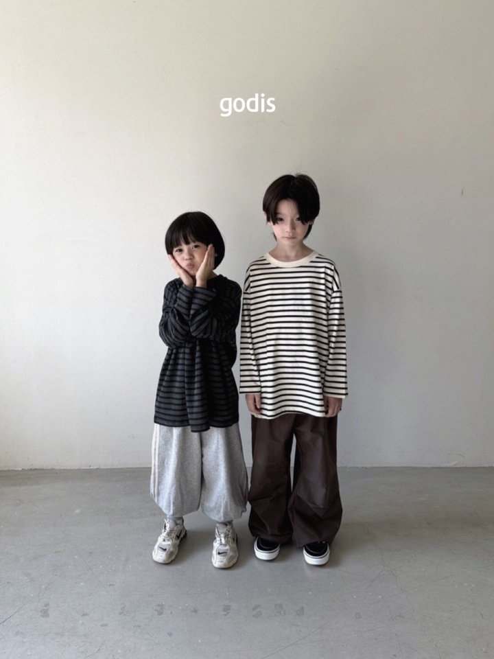 Godis - Korean Children Fashion - #childrensboutique - Pig Stripe Tee - 8