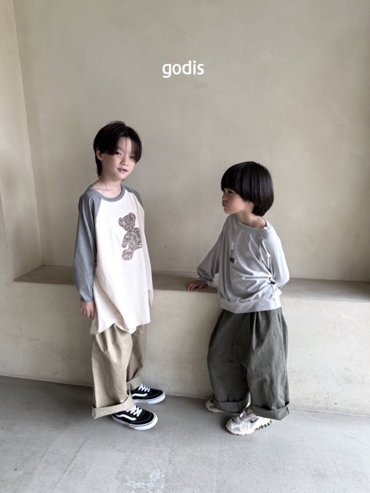 Godis - Korean Children Fashion - #childrensboutique - Two Tuck Wide Pants - 2
