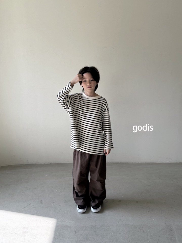 Godis - Korean Children Fashion - #designkidswear - Four Stripe Track Pants - 6