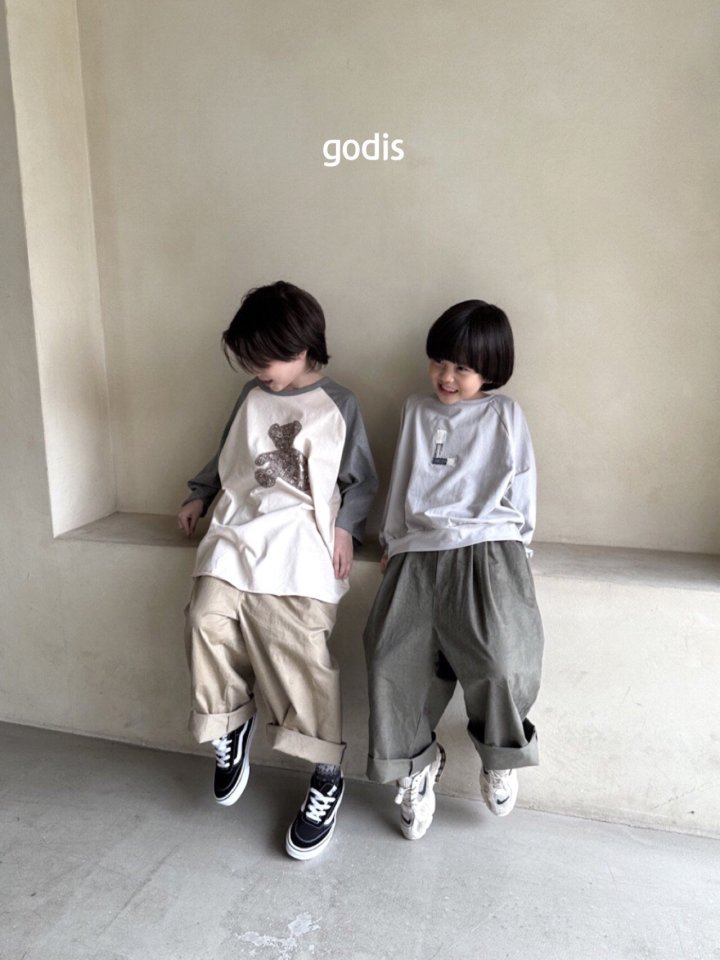Godis - Korean Children Fashion - #designkidswear - Two Tuck Wide Pants - 3