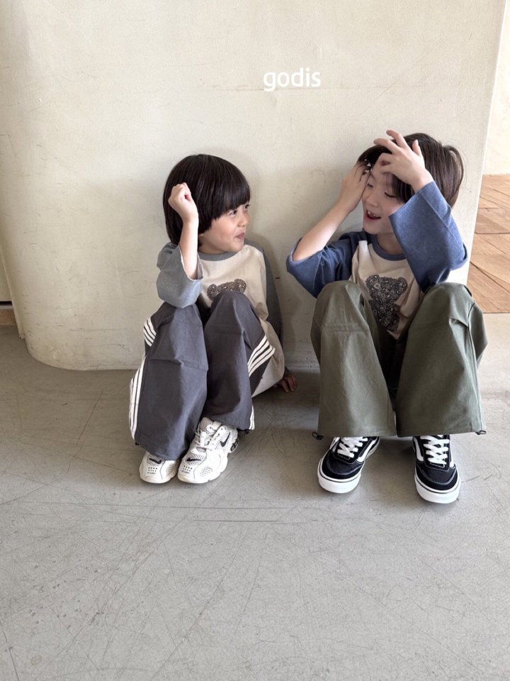 Godis - Korean Children Fashion - #discoveringself - Bare Long Raglan Tee - 8