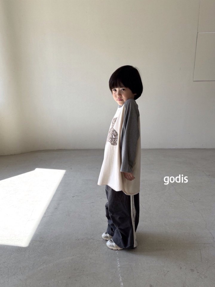Godis - Korean Children Fashion - #fashionkids - Bare Long Raglan Tee - 9