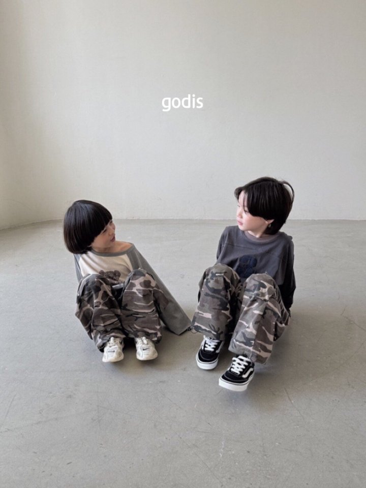 Godis - Korean Children Fashion - #kidsshorts - Camo Cargo Pants - 9