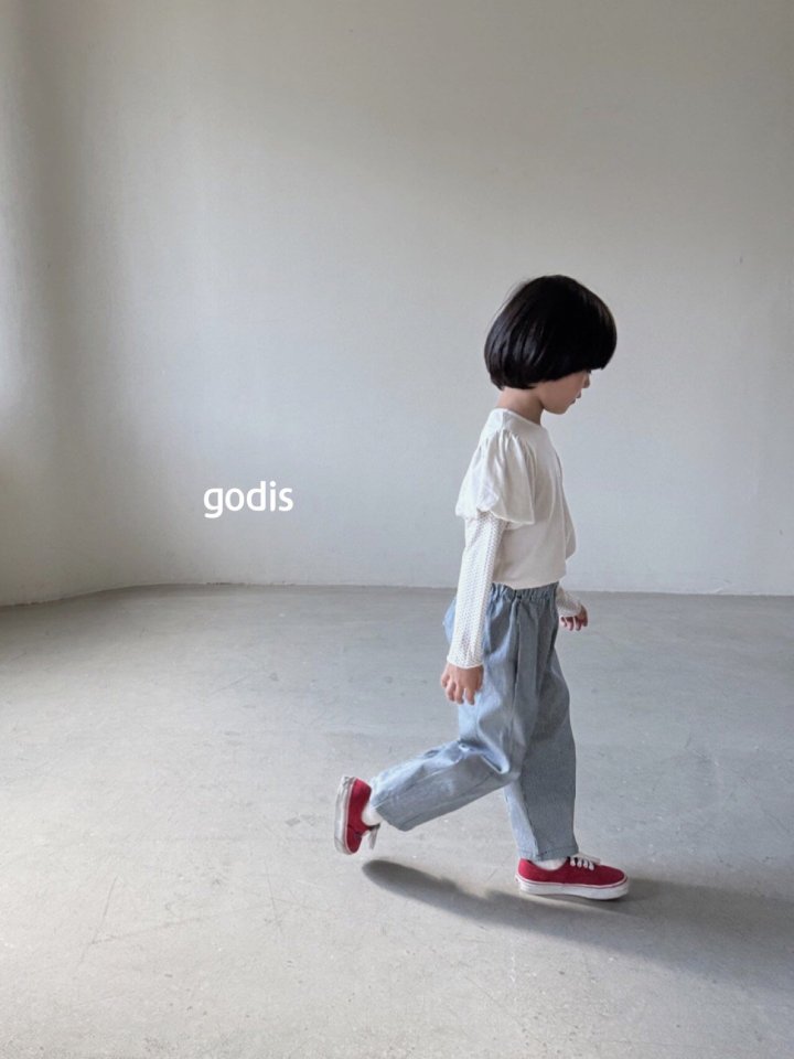 Godis - Korean Children Fashion - #fashionkids - Balloon Layered Tee - 4