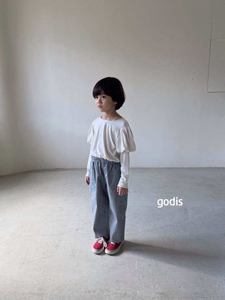 Godis - Korean Children Fashion - #kidsstore - Balloon Layered Tee - 5
