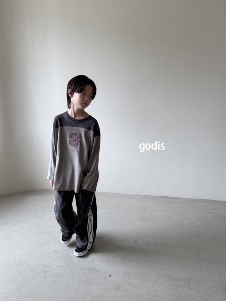Godis - Korean Children Fashion - #kidzfashiontrend - Four Stripe Track Pants - 11