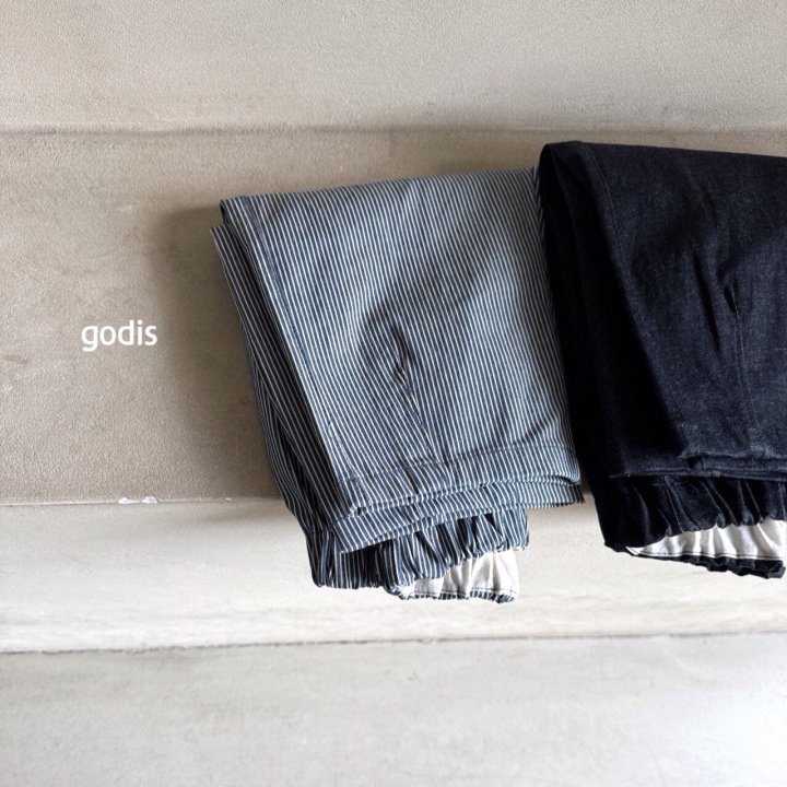 Godis - Korean Children Fashion - #littlefashionista - Lined Denim Pants - 5