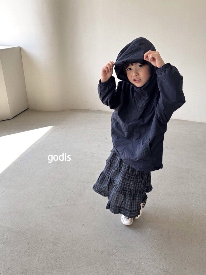 Godis - Korean Children Fashion - #minifashionista - Checked Frill Skirt - 12
