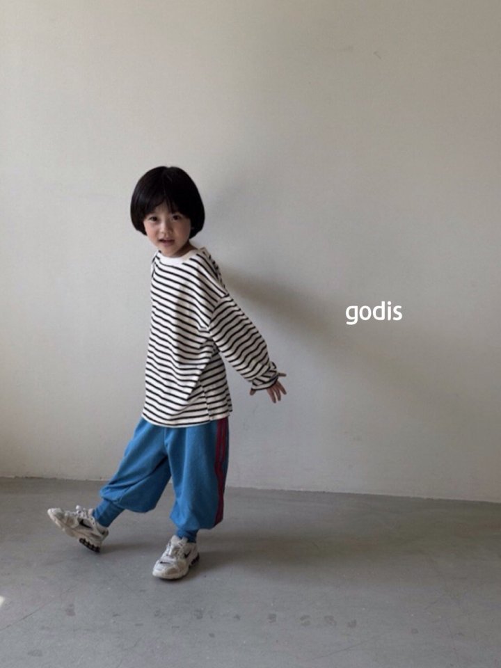 Godis - Korean Children Fashion - #minifashionista - Aladdin Two Stripe Pants - 2
