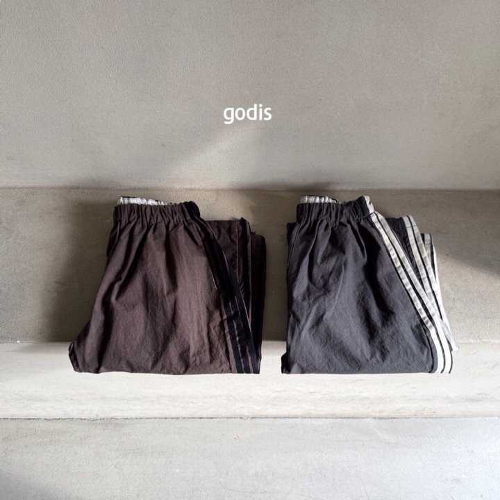 Godis - Korean Children Fashion - #minifashionista - Four Stripe Track Pants