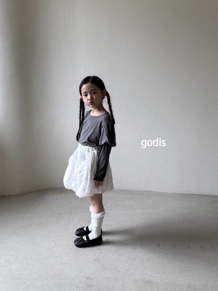 Godis - Korean Children Fashion - #minifashionista - Balloon Layered Tee - 10