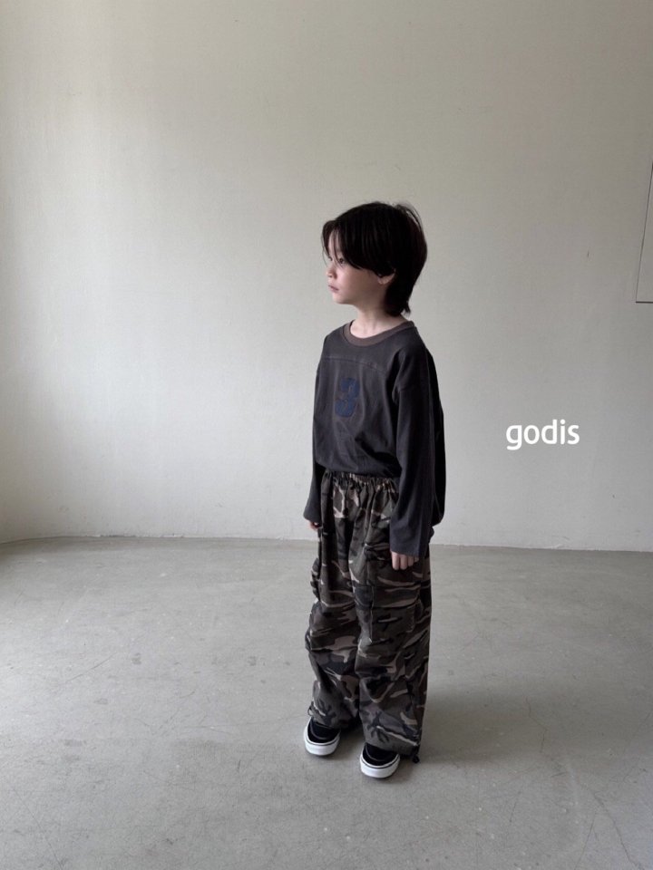 Godis - Korean Children Fashion - #stylishchildhood - Camo Cargo Pants - 3