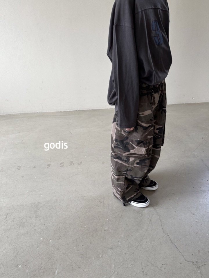 Godis - Korean Children Fashion - #toddlerclothing - Camo Cargo Pants - 2