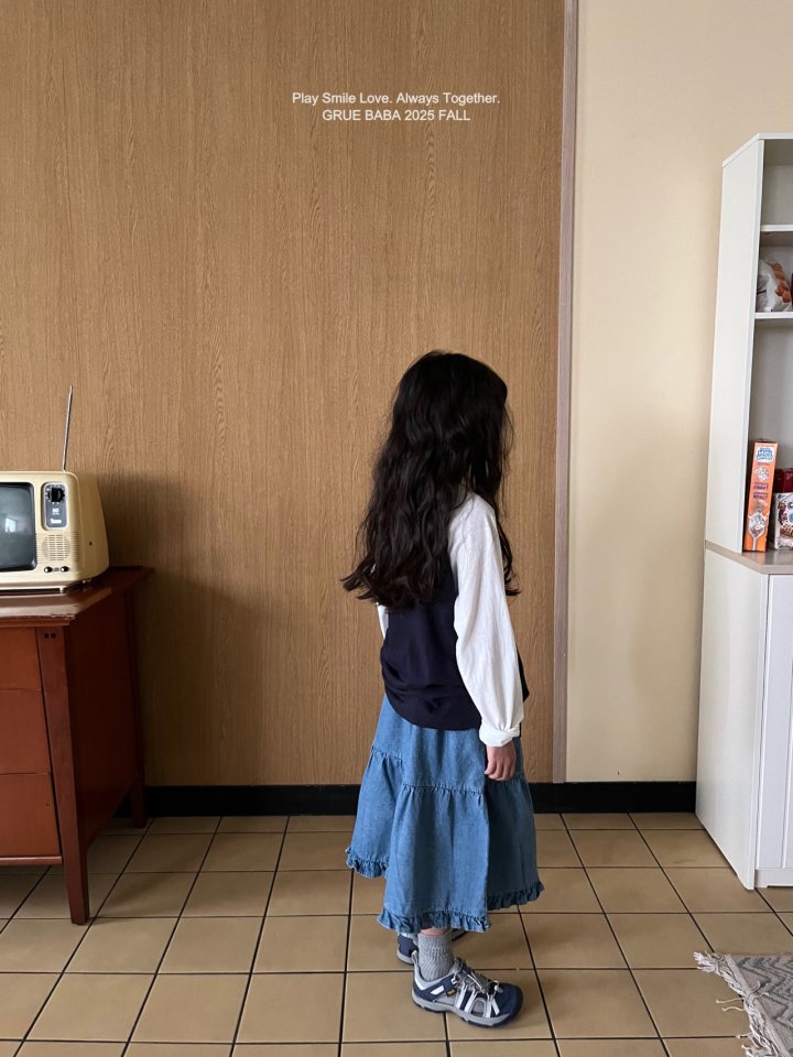 Grue Baba - Korean Children Fashion - #childofig - Double U Skirt - 12