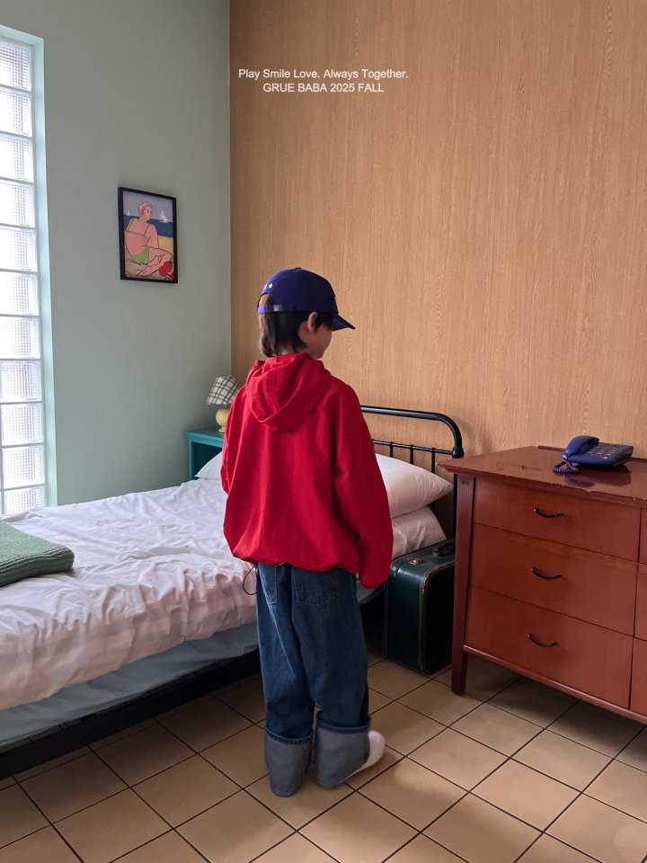 Grue Baba - Korean Children Fashion - #discoveringself - Standing Denim Pants - 10