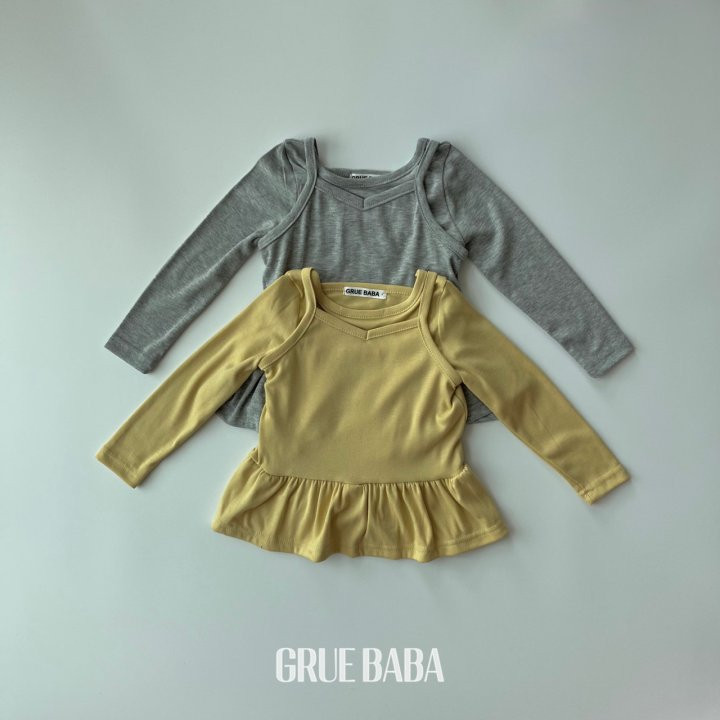 Grue Baba - Korean Children Fashion - #fashionkids - Frill Set