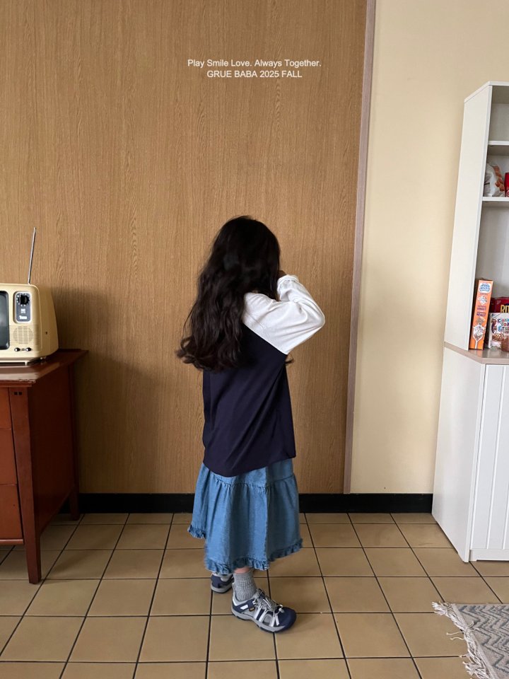 Grue Baba - Korean Children Fashion - #prettylittlegirls - Double U Skirt - 11
