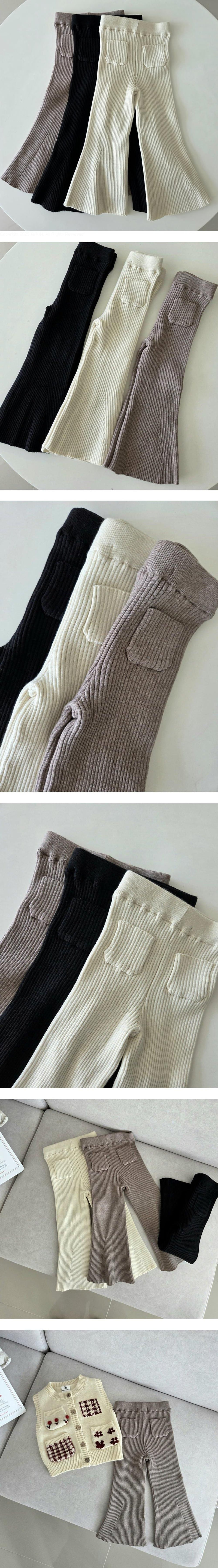 Pocket Knit Pants by Hanacoco for Child - view 1