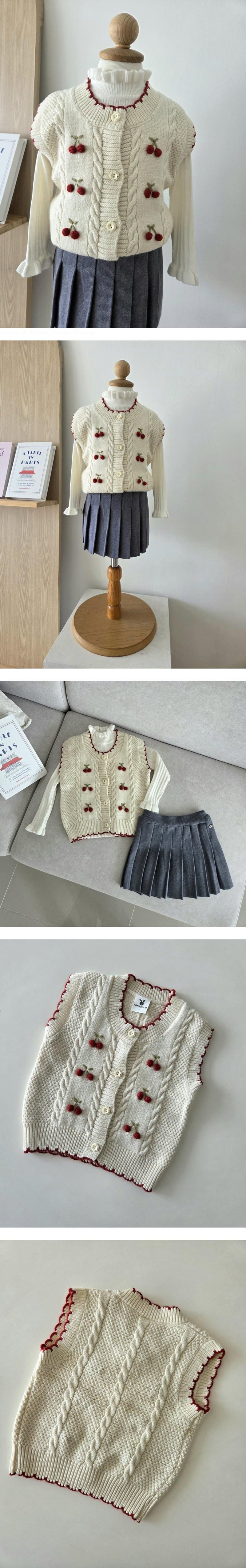 Cherry Ball Vest by Hanacoco for Child - view 1