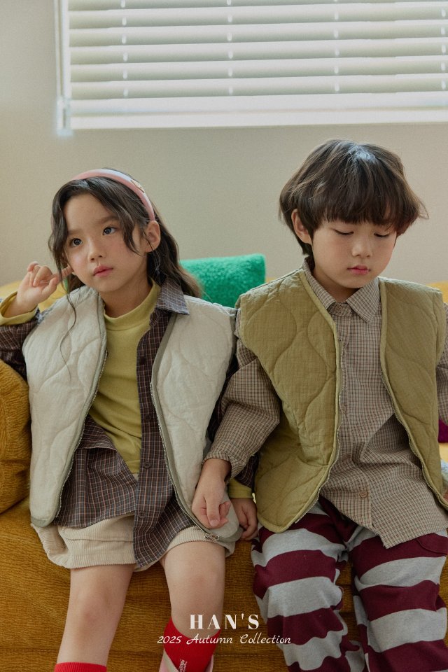 Han's - Korean Children Fashion - #Kfashion4kids - Snow Vest (Reversible) - 3