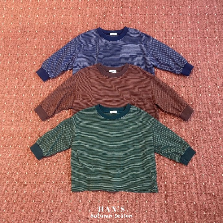 Han's - Korean Children Fashion - #childofig - Jelly Stripe Tee