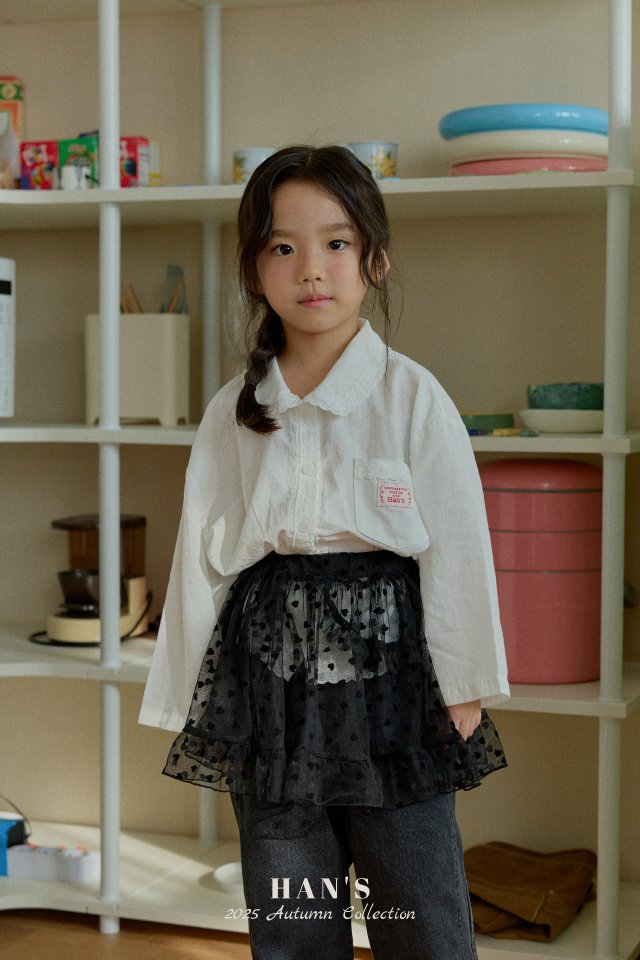 Han's - Korean Children Fashion - #childofig - Lumi Lace Shirt - 10