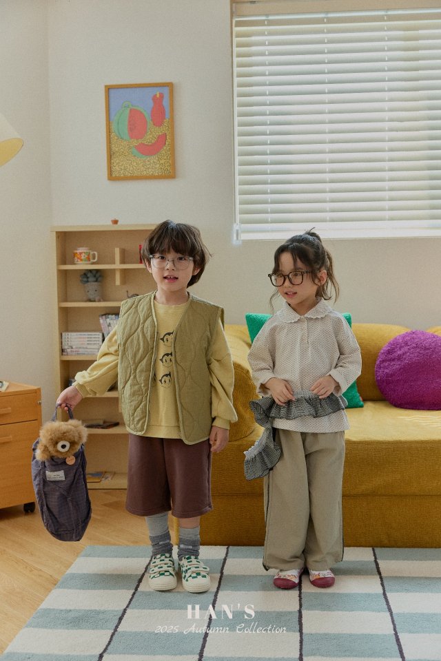 Han's - Korean Children Fashion - #childrensboutique - Stitch Pants - 8