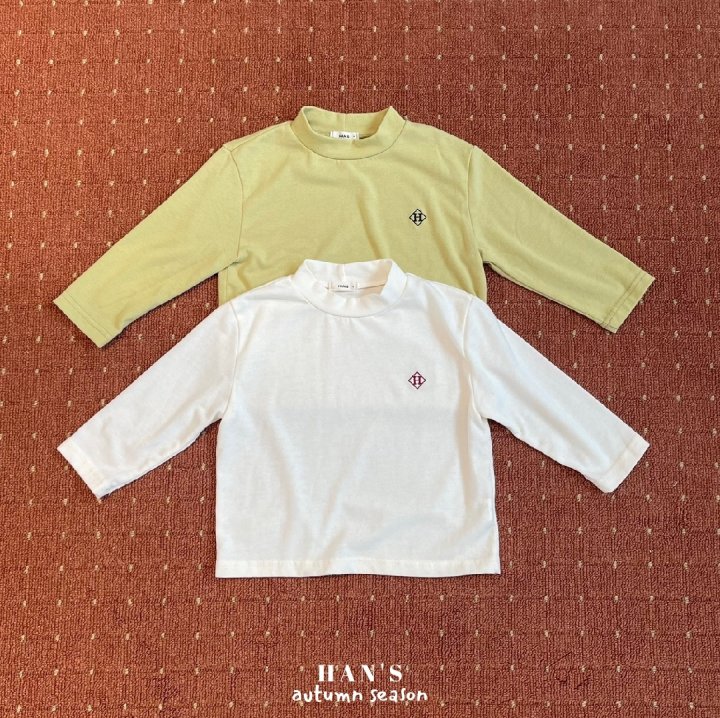 Han's - Korean Children Fashion - #childrensboutique - Relax Half Neck Tee