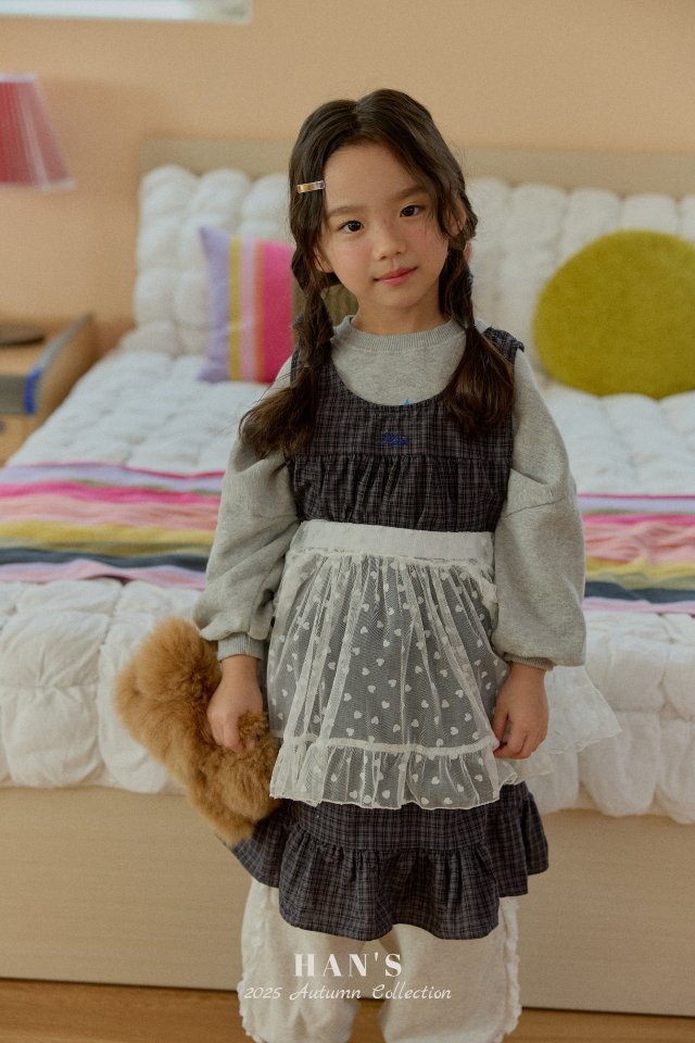Han's - Korean Children Fashion - #childofig - Heart Mesh Skirt - 4