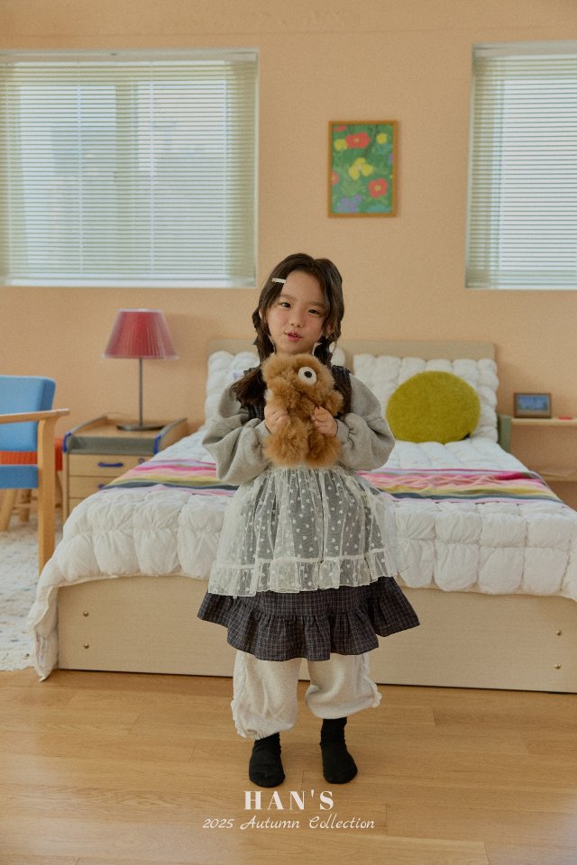 Han's - Korean Children Fashion - #designkidswear - Heart Mesh Skirt - 5
