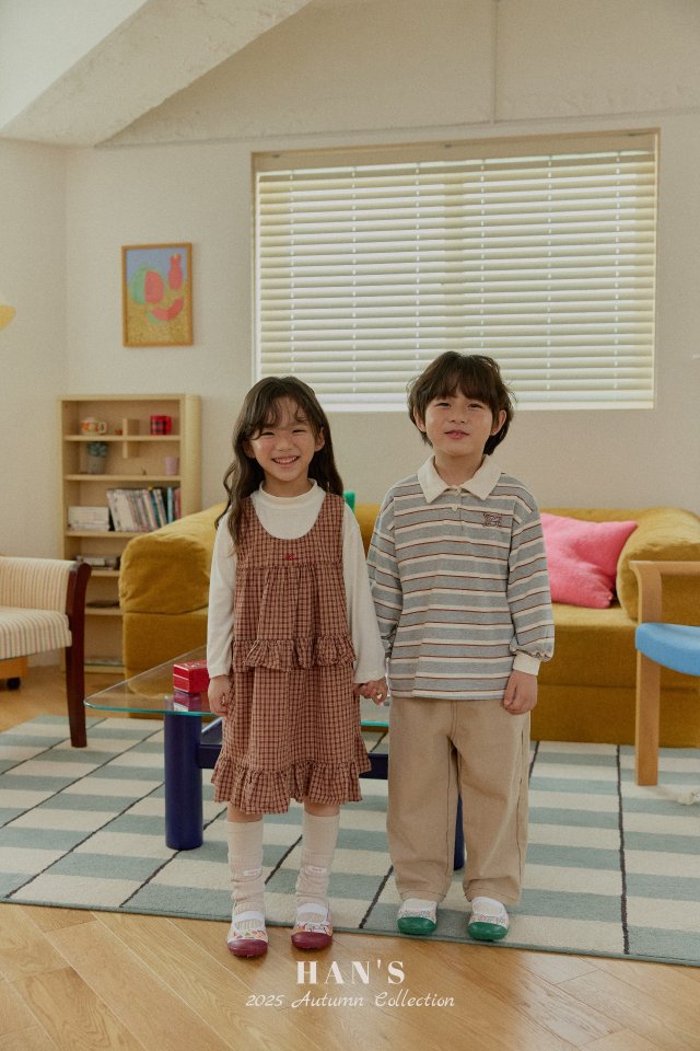 Han's - Korean Children Fashion - #childrensboutique - Chest Pants - 4
