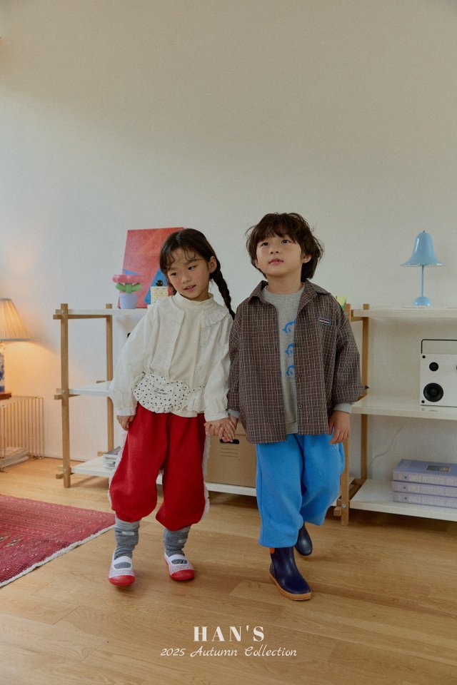 Han's - Korean Children Fashion - #fashionkids - Hello Embroidery Pants - 11