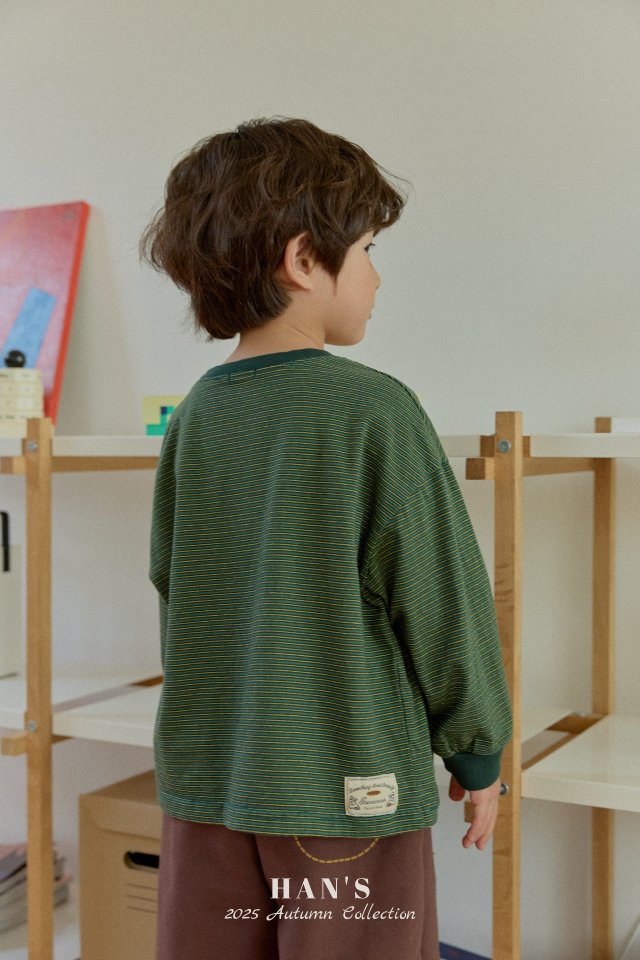 Han's - Korean Children Fashion - #fashionkids - Jelly Stripe Tee - 5