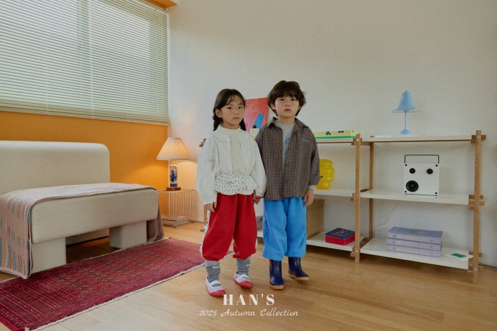 Han's - Korean Children Fashion - #kidsshorts - Relax Half Neck Tee - 5