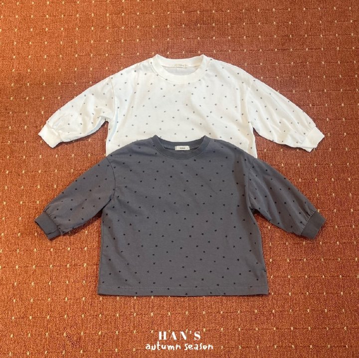 Han's - Korean Children Fashion - #kidsshorts - Rough Star Tee