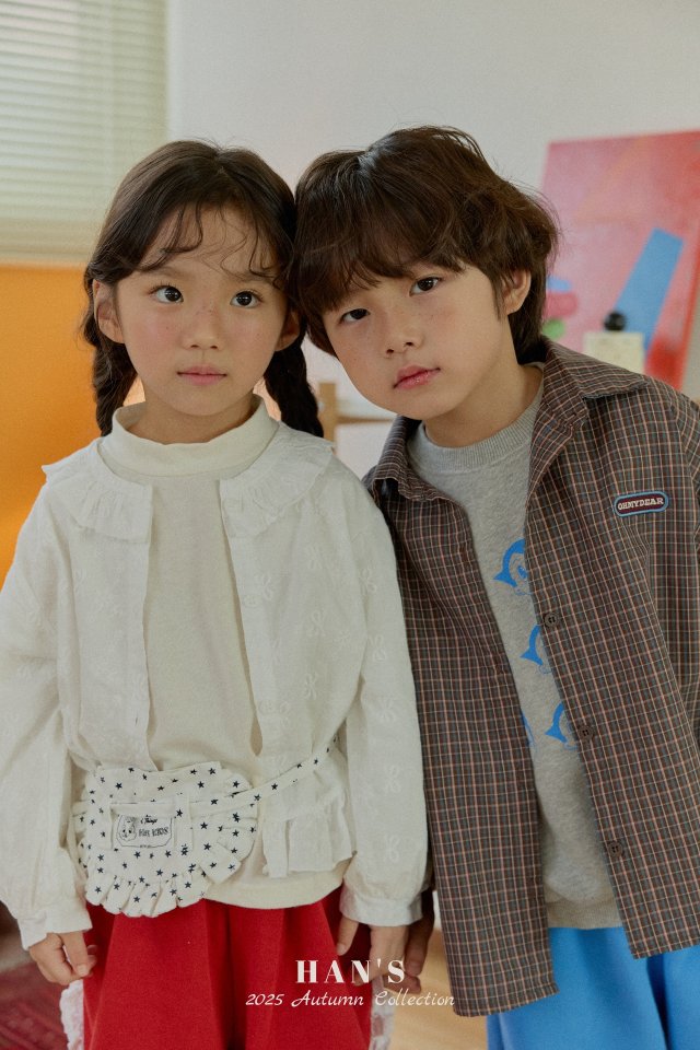 Han's - Korean Children Fashion - #kidsstore - Relax Half Neck Tee - 6