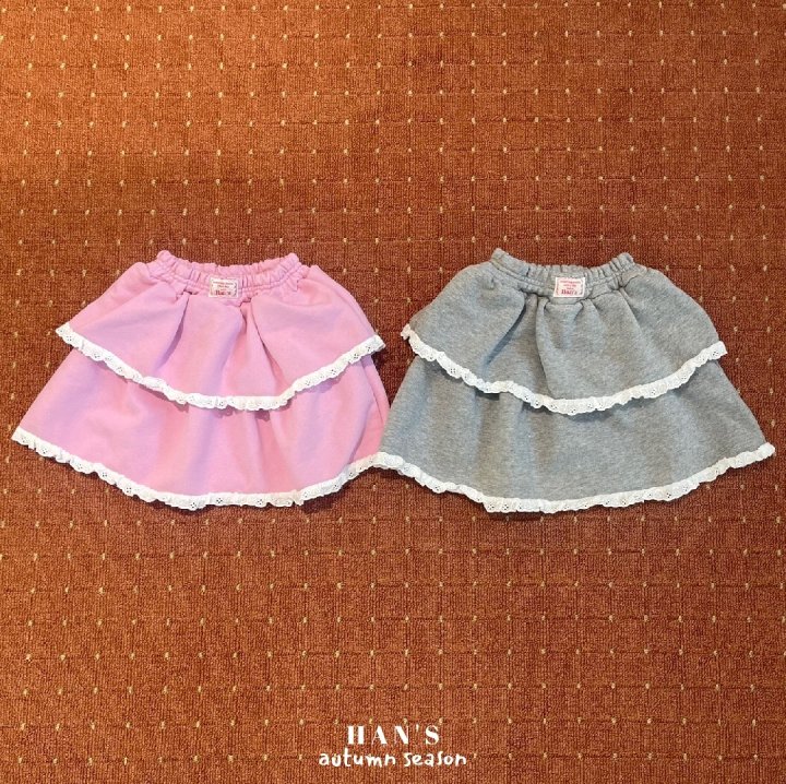 Han's - Korean Children Fashion - #littlefashionista - Casper Lace KangKang Skirt