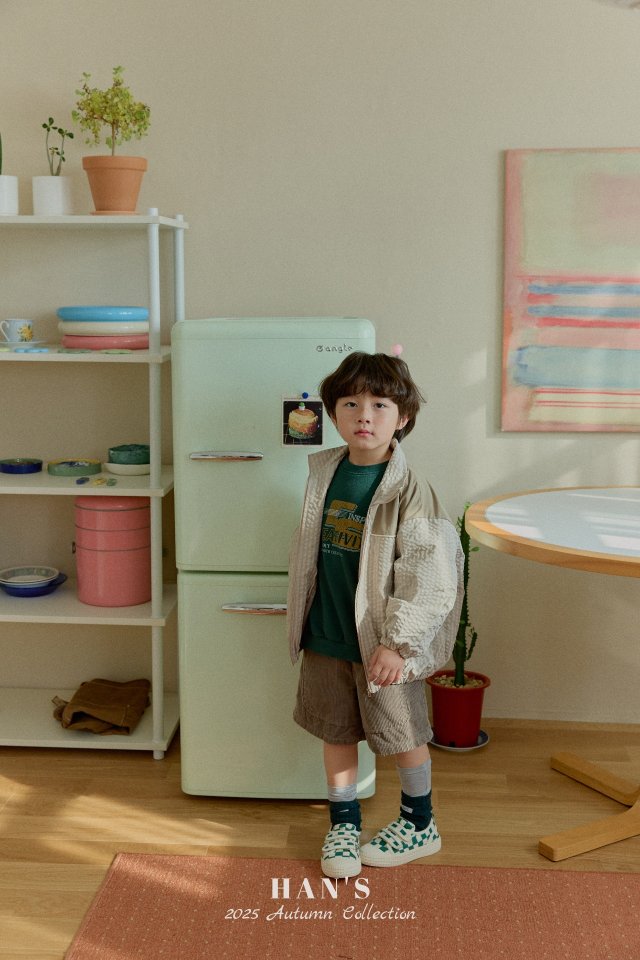 Han's - Korean Children Fashion - #todddlerfashion - Bubble Check Jacket - 4