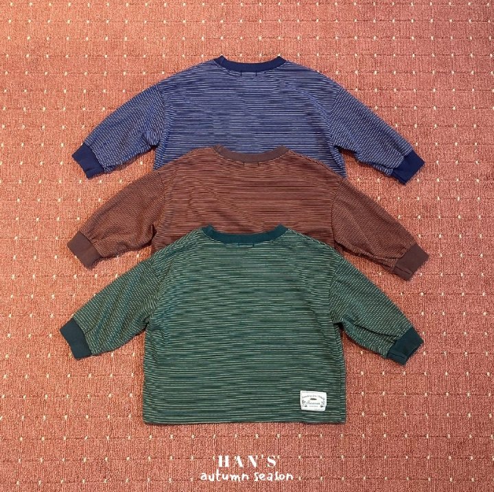 Han's - Korean Women Fashion - #momslook - Jelly Stripe Tee (Adult) - 12