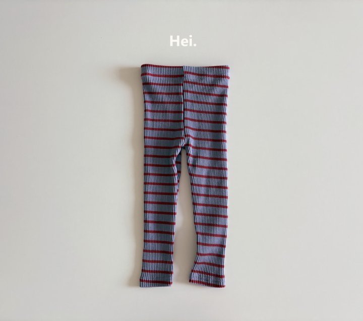 Hei - Korean Children Fashion - #childofig - Stripe Leggings - 2