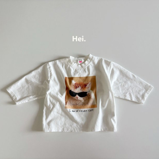 Hei - Korean Children Fashion - #childofig - Meow Tee