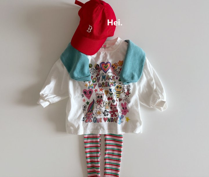 Hei - Korean Children Fashion - #childofig - Drawing Tee - 10