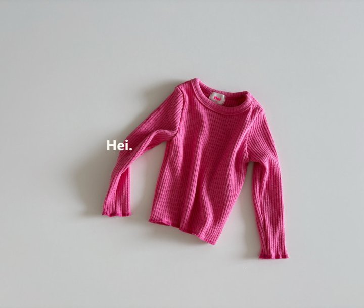 Hei - Korean Children Fashion - #childrensboutique - Ribbed Tee - 3