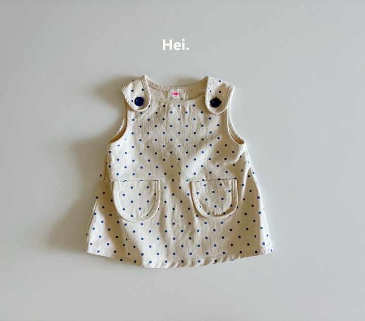 Hei - Korean Children Fashion - #childrensboutique - Dot One-piece - 2
