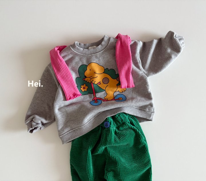 Hei - Korean Children Fashion - #childrensboutique - Puppy Sweatshirt - 6