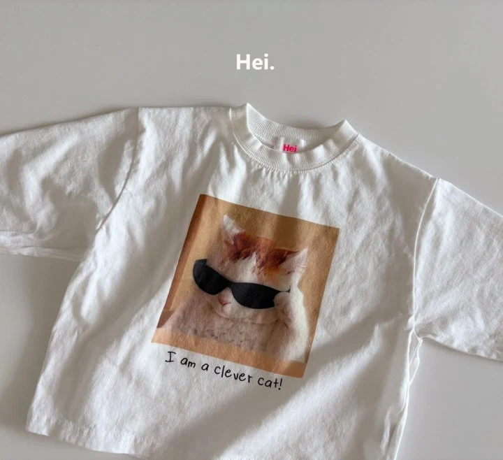 Hei - Korean Children Fashion - #childrensboutique - Meow Tee - 2