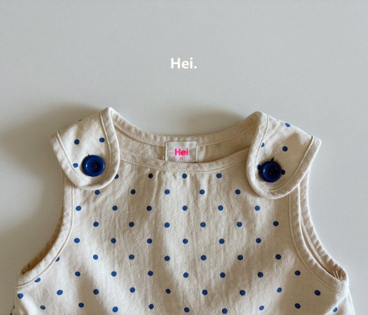 Hei - Korean Children Fashion - #designkidswear - Dot One-piece - 3
