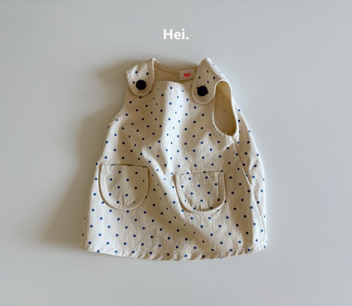 Hei - Korean Children Fashion - #designkidswear - Dot One-piece - 4